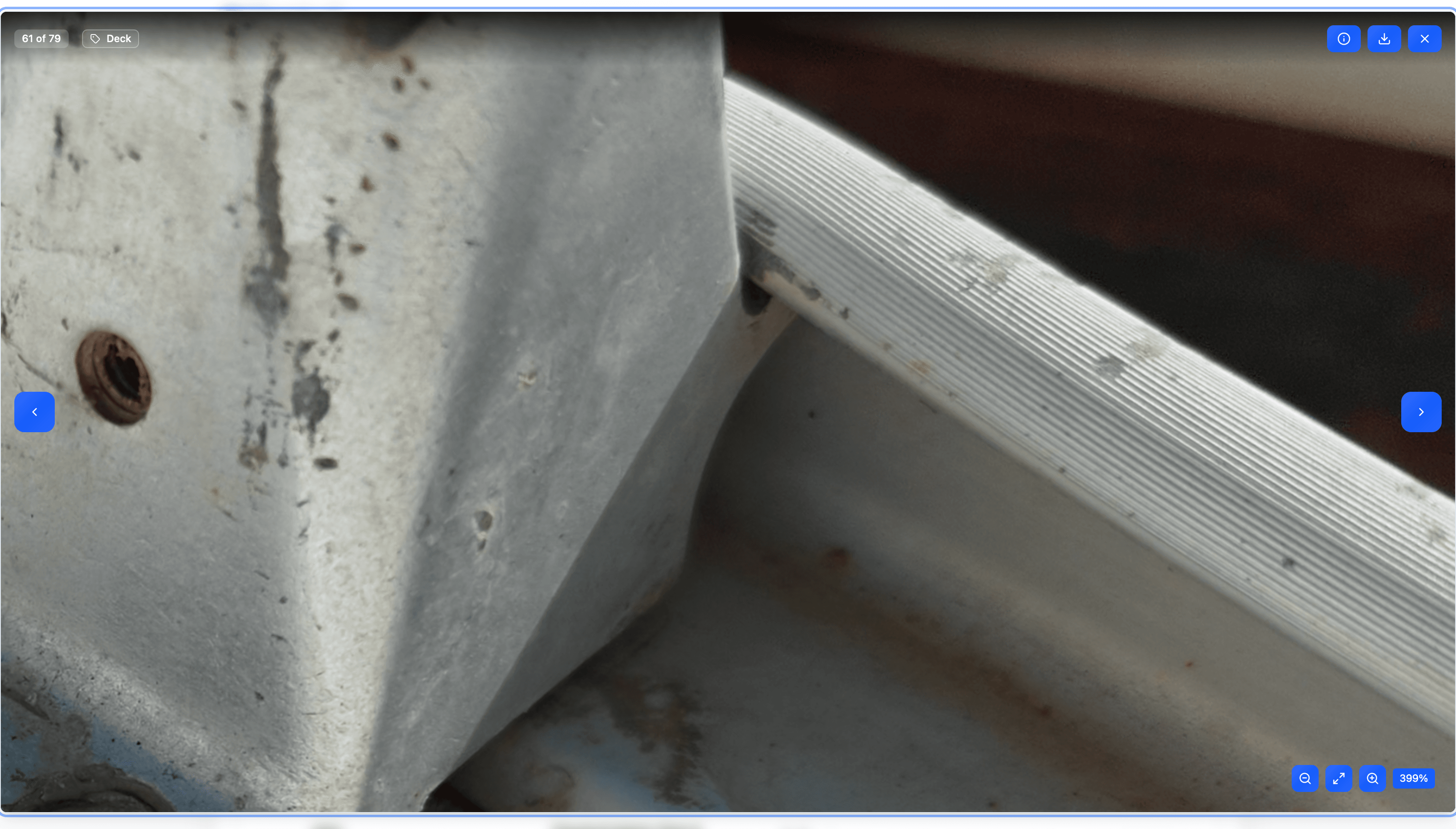 Inspection report screenshot 12