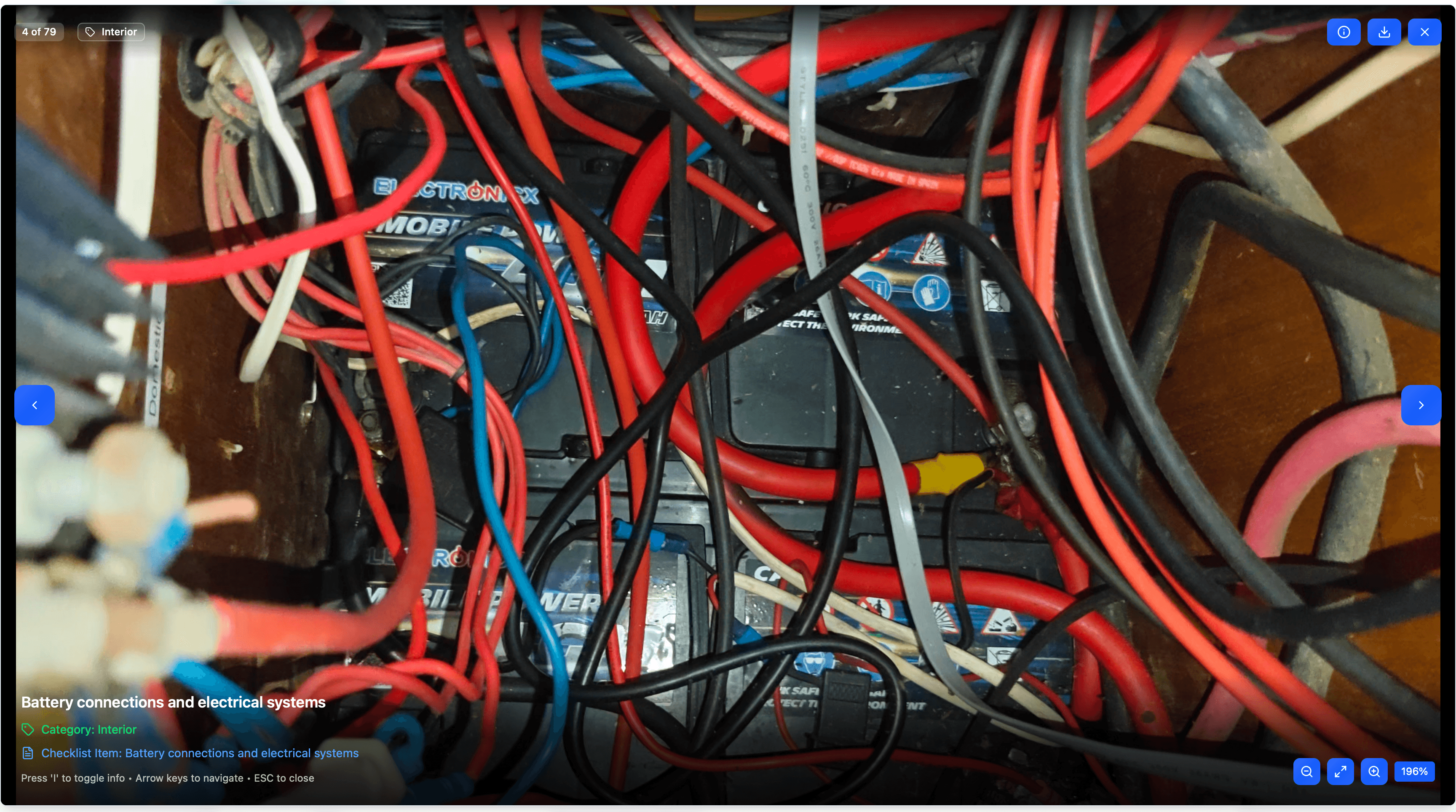 Inspection report screenshot 3