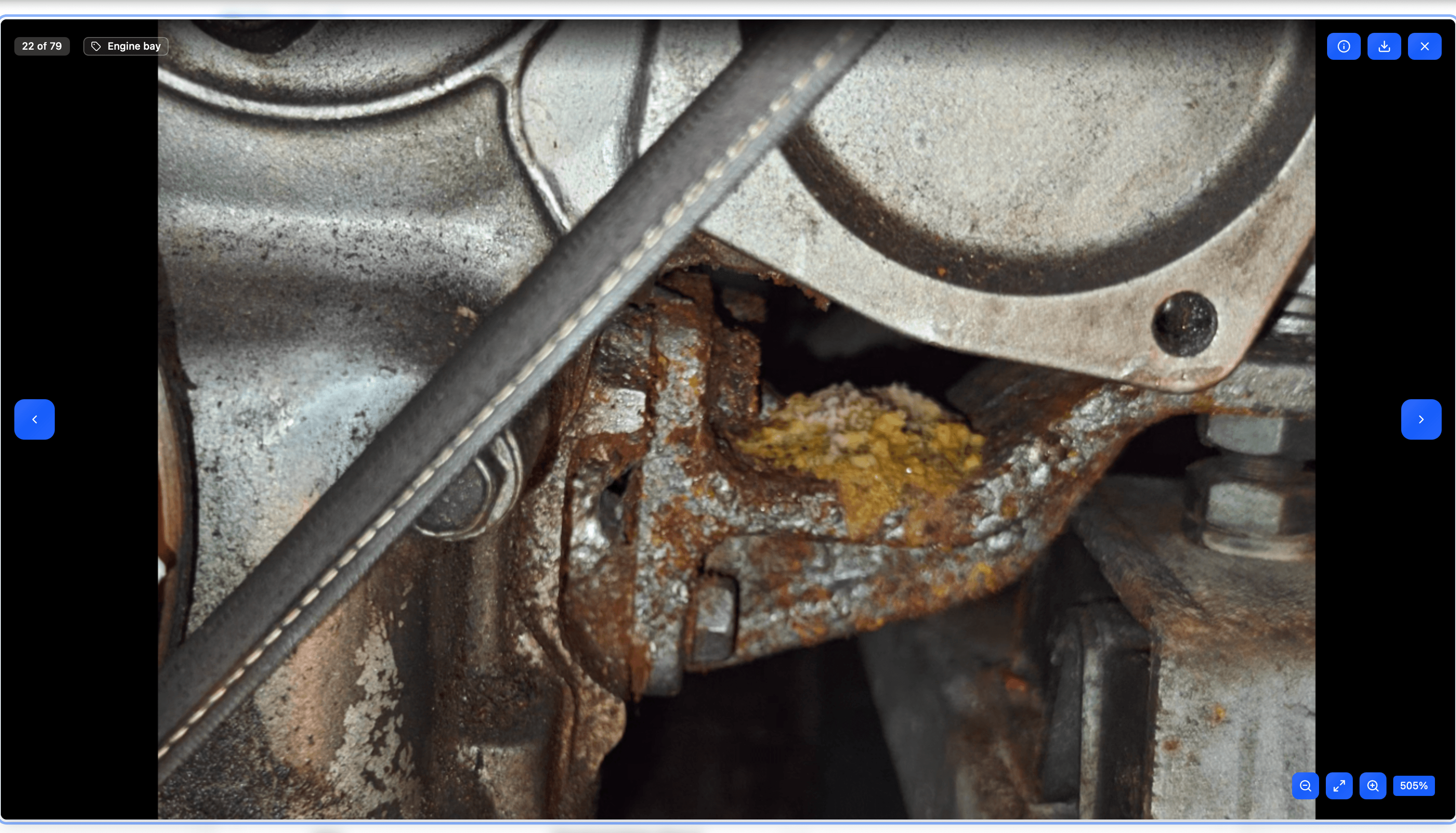 Inspection report screenshot 8