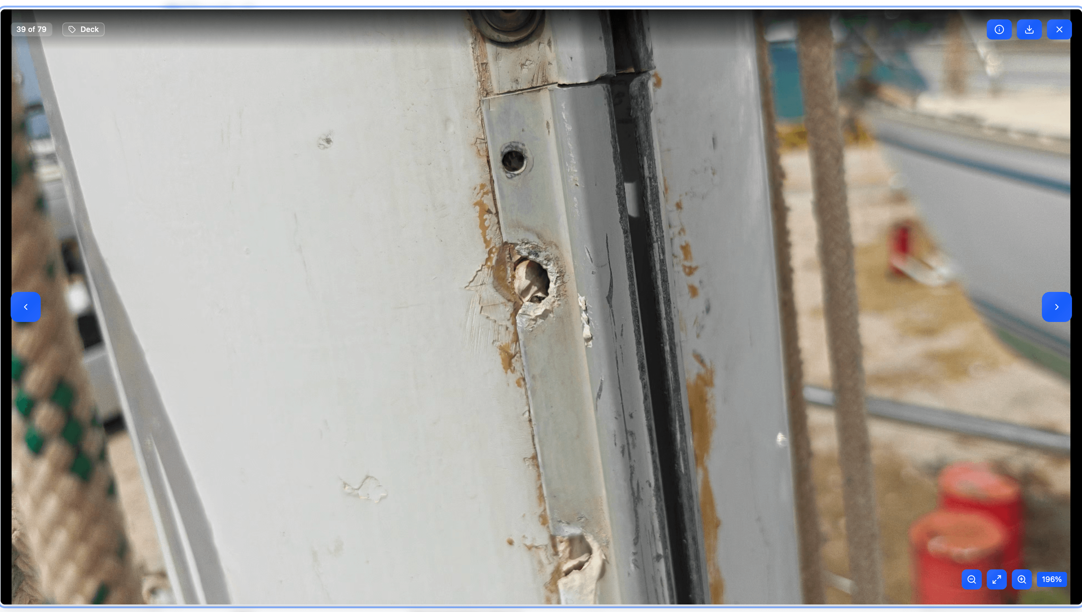 Inspection report screenshot 9